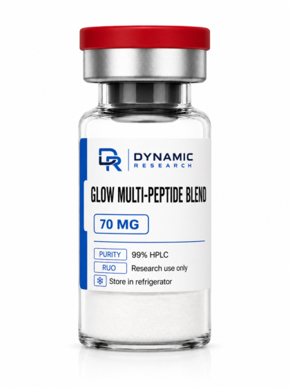 glow multi peptide blend 70mg (ghk cu / bpc 157 / tb 500)
